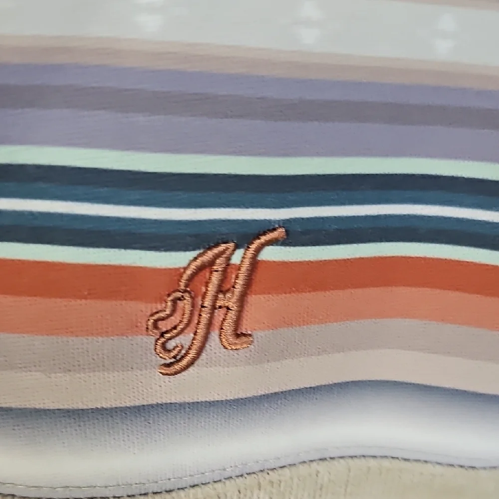 Hooey Black Label Pullover with Multicolor Stripe Accents - Picture 3 of 5